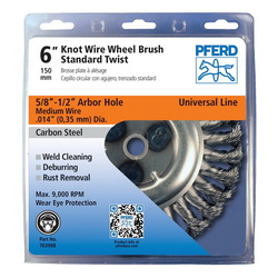 8IN PSF STANDARD TWIST KNOT WHEEL .020