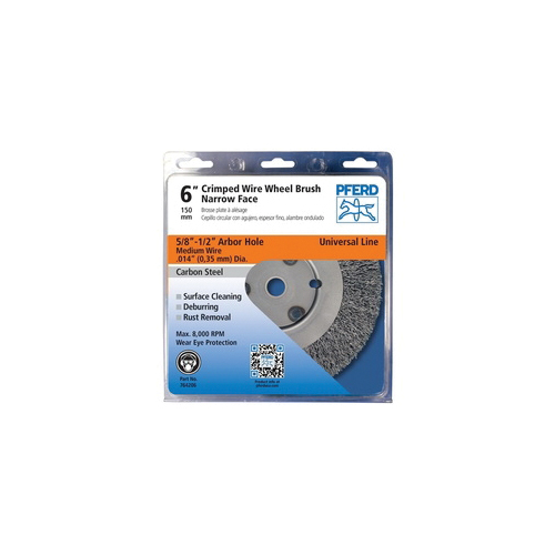 8IN PSF CRIMPED WHEEL - NARROW FACE .014