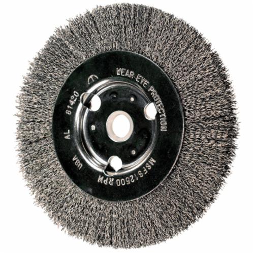 6IN CRIMPED WIRE WHEEL - NARROW FACE