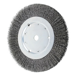 8IN CRIMPED WIRE WHEEL - NARROW FACE