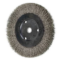 6IN CRIMPED WIRE WHEEL - NARROW FACE
