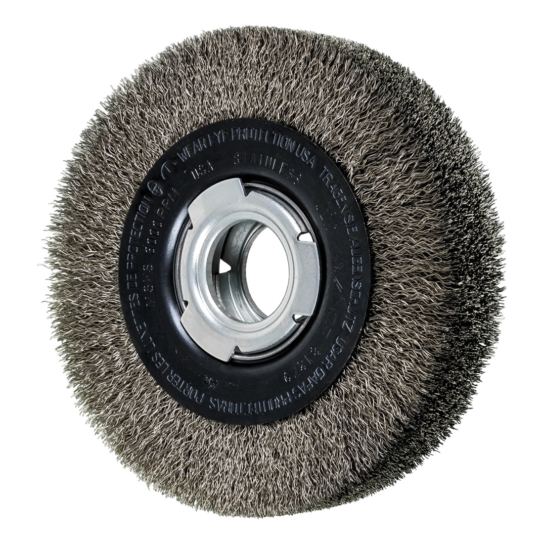 6IN CRIMPED WIRE WHEEL - WIDE FACE .012