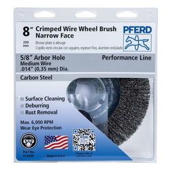 8IN BENCH WHEEL - STD.FACE .014 CS WIRE,