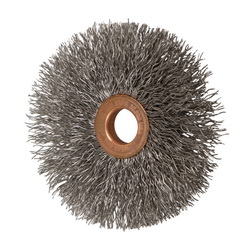 3IN TUBE CENTER WIRE WHEEL .014 SS WIRE,