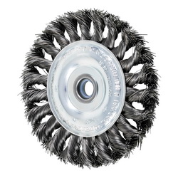 4IN STANDARD TWIST KNOT WHEEL .012 CS