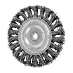 4IN STANDARD TWIST KNOT WHEEL .014 CS