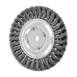 6IN STANDARD TWIST KNOT WHEEL .016 CS