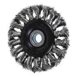 3IN STANDARD TWIST KNOT WHEEL .012 SS