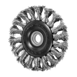 3IN STANDARD TWIST KNOT WHEEL .014 SS