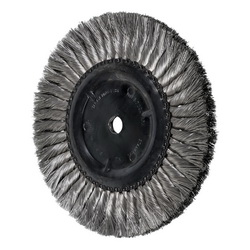 8IN STANDARD TWIST KNOT WHEEL .012 SS