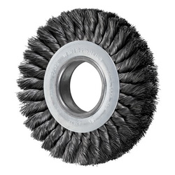 6IN KNOT WHEEL BRUSH - DOUBLE ROW .012