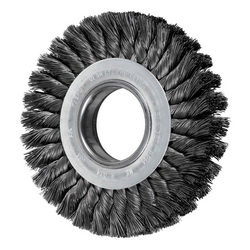 6IN KNOT WHEEL BRUSH - DOUBLE ROW .016