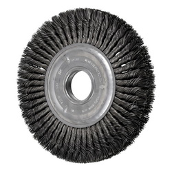 10IN KNOT WHEEL BRUSH - DOUBLE ROW .023