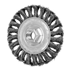 4IN STANDARD TWIST KNOT WHEEL .014 CS