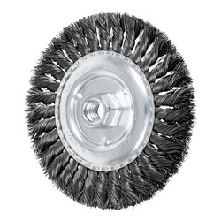 6IN STANDARD TWIST KNOT WHEEL .016 CS