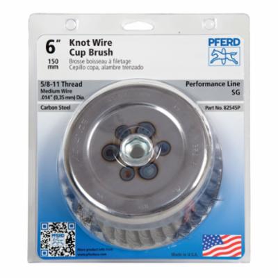 POP 6IN KNOT WIRE CUP BRUSH .014 CS