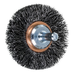 2IN CRIMPED SHANK MTD WHEEL BRUSH .008
