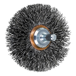 2-1/2 CRIMPED SHANK MTD CUP BRUSH .014