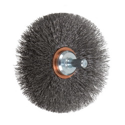 3IN CRIMPED WIRE WHEEL BRUSH .006 CS
