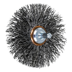 3IN CRIMPED WIRE WHEEL BRUSH .020 CS