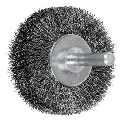 2IN CRIMPED SHANK MTD WHEEL BRUSH .008