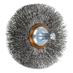 2-1/2 CRIMPED SHANK MTD CUP BRUSH .008