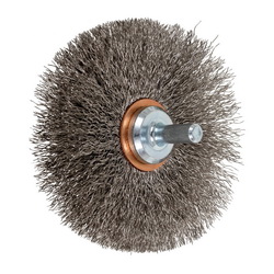 3IN CRIMPED SHANK MTD WHEEL BRUSH .008