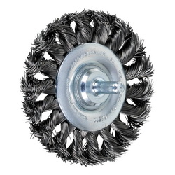 3IN SHANK MTD KNOT WHEEL BRUSH .012 CS