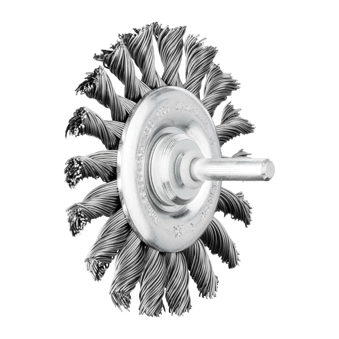 3IN SHANK MTD KNOT WHEEL BRUSH .020 CS
