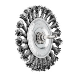 4IN SHANK MTD KNOT WHEEL BRUSH .020 CS