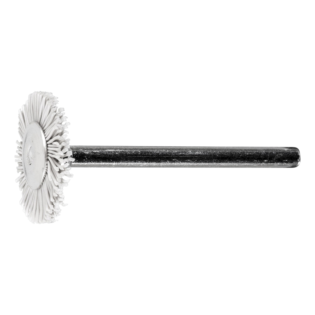 3/4 MINIATURE MTD WHEEL BRUSH 1/8 STEM,