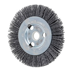 4IN M-BRAD NFHD WHEEL BRUSH 5/8-1/2AH,