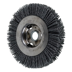 4IN M-BRAD WF WHEEL BRUSH 5/8AH, .040