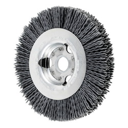 4IN M-BRAD WF WHEEL BRUSH 5/8AH, .040