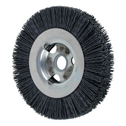 4IN M-BRAD WF WHEEL BRUSH 5/8AH, .022