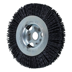 4IN M-BRAD WF WHEEL BRUSH 5/8AH, .040