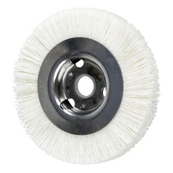 4IN M-BRAD WF WHEEL BRUSH 5/8AH, .022