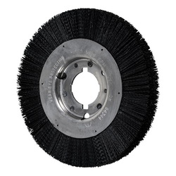 6IN NARROW FACE WHEEL BRUSH .016 NYLON