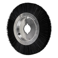 8IN NARROW FACE WHEEL BRUSH .016 NYLON