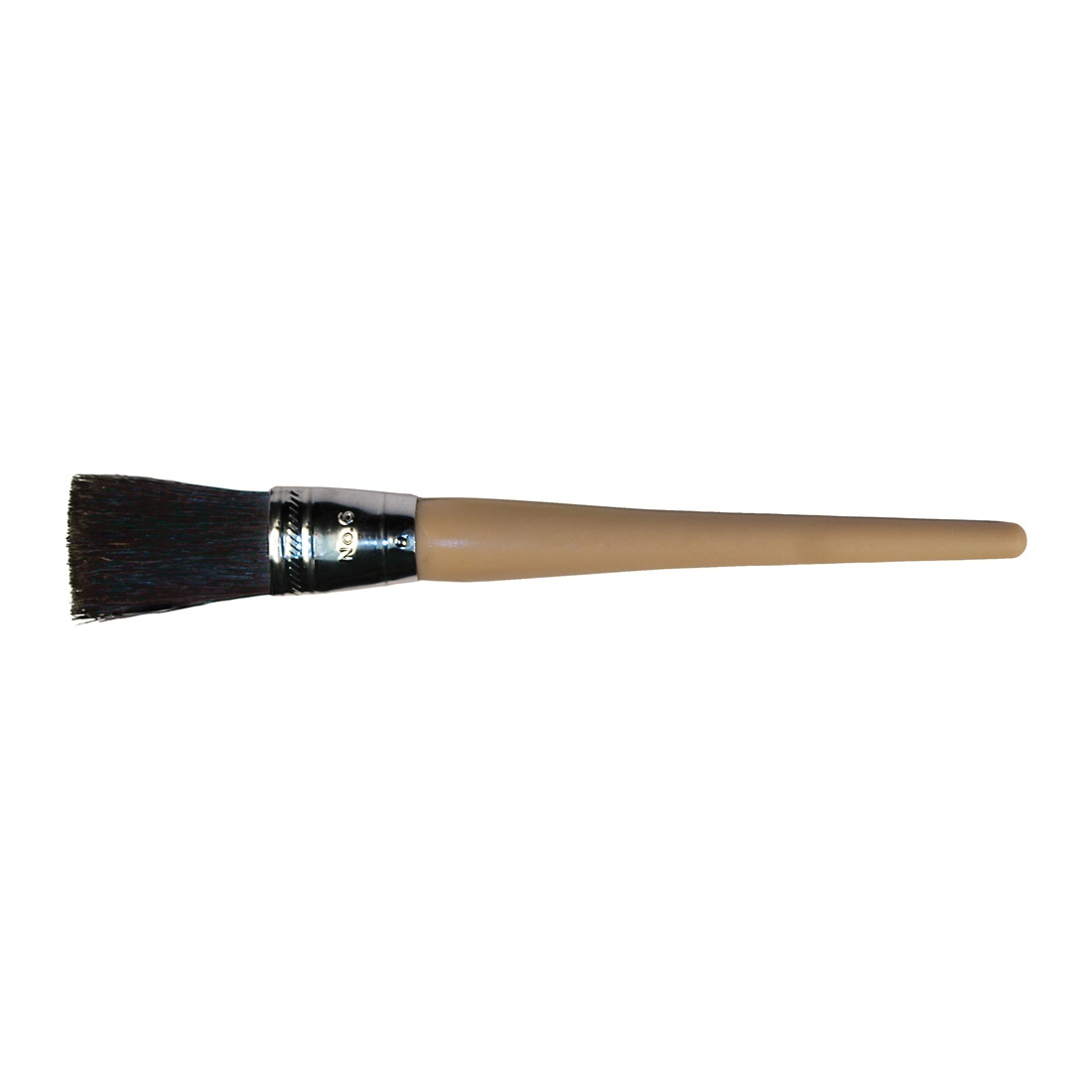 7/8 ROUND SASH BRUSH PURE BLK BRISTLE,