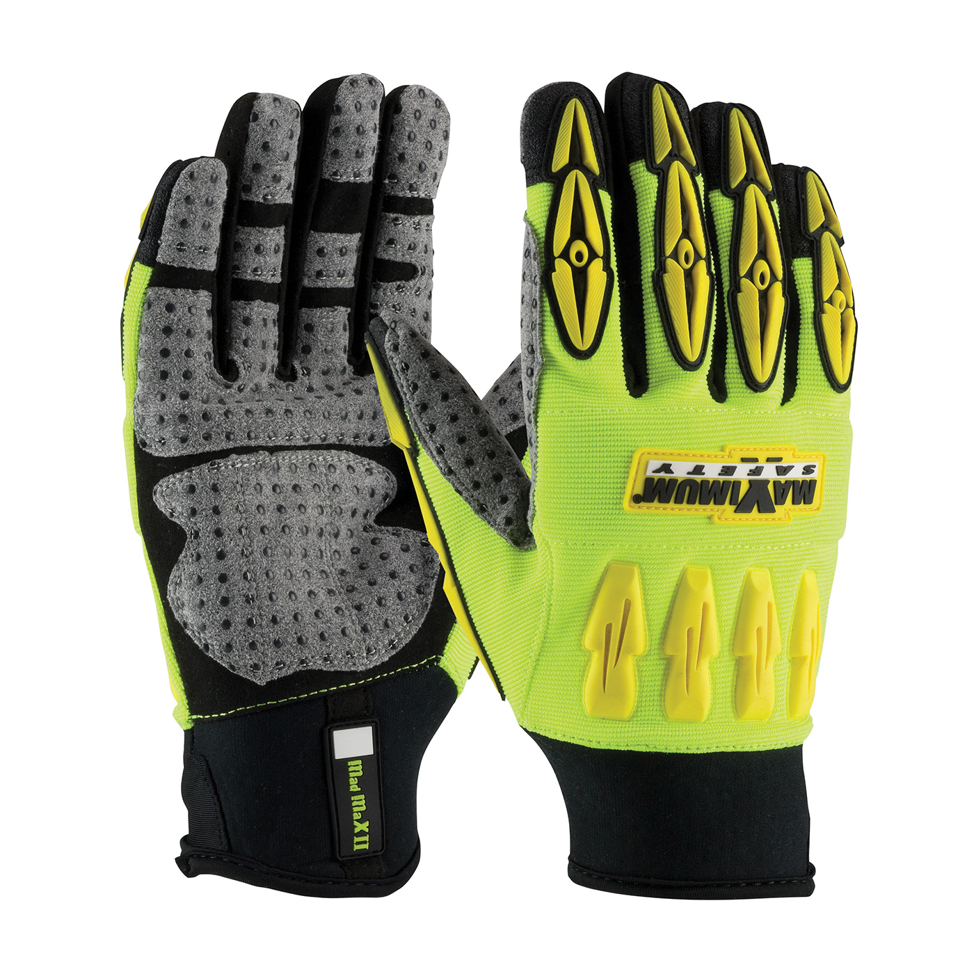 LG HI-VIS YEL MAD MAX II GLOVE