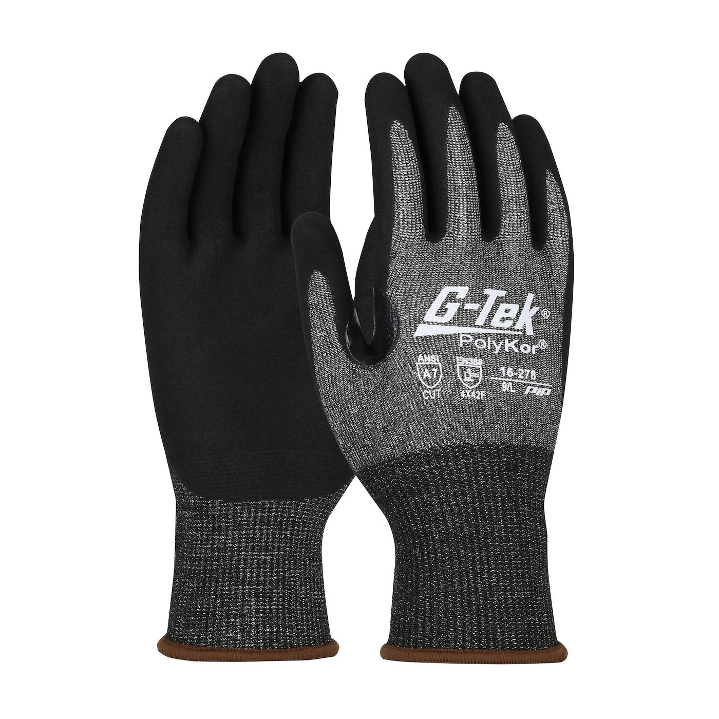 LG G-TEK POLYKOR GLOVE 18G BLK SHELL W/