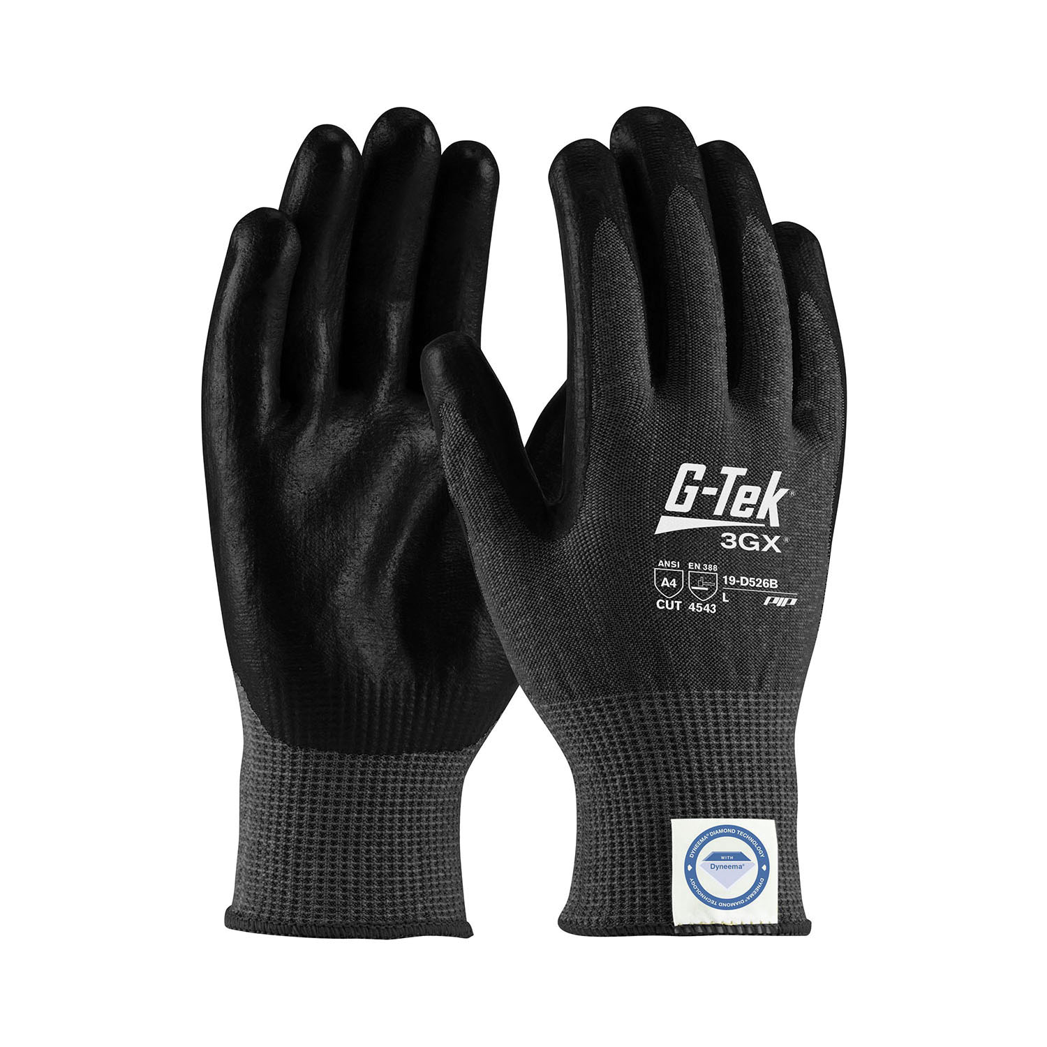 MD G-TEK 3GX BLK DYNEEMA DIAMOND GLOVE