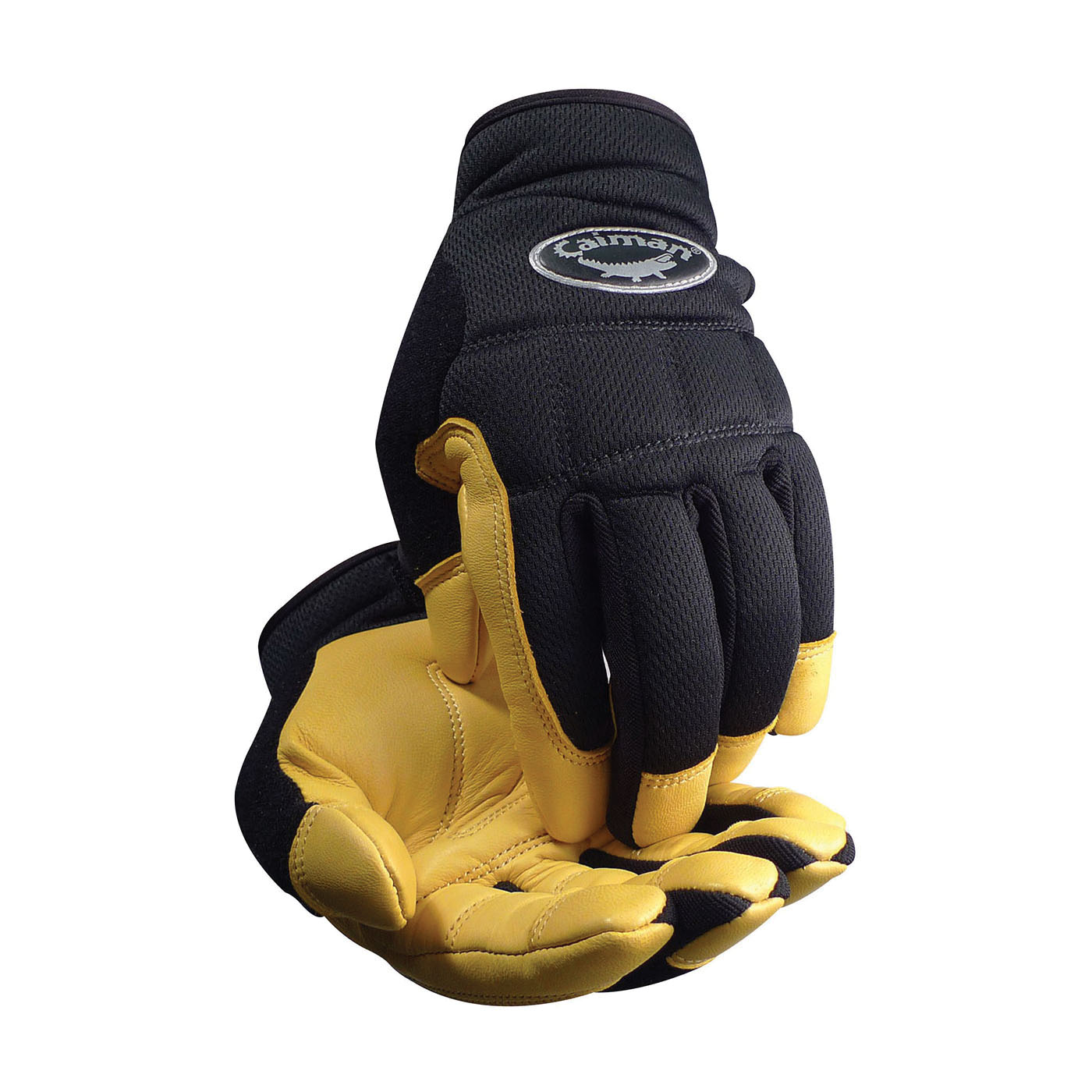 LG BLK SHEEPSKIN PALM GLOVE