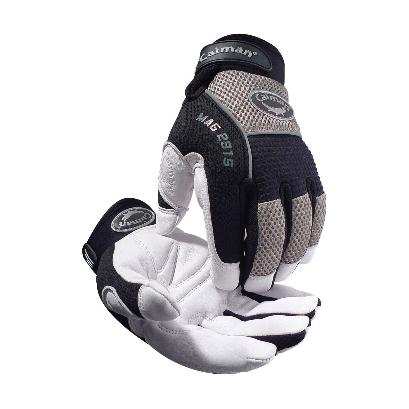 2XL GRY CAIMAN GLOVE GOAT GRAIN LEATHER