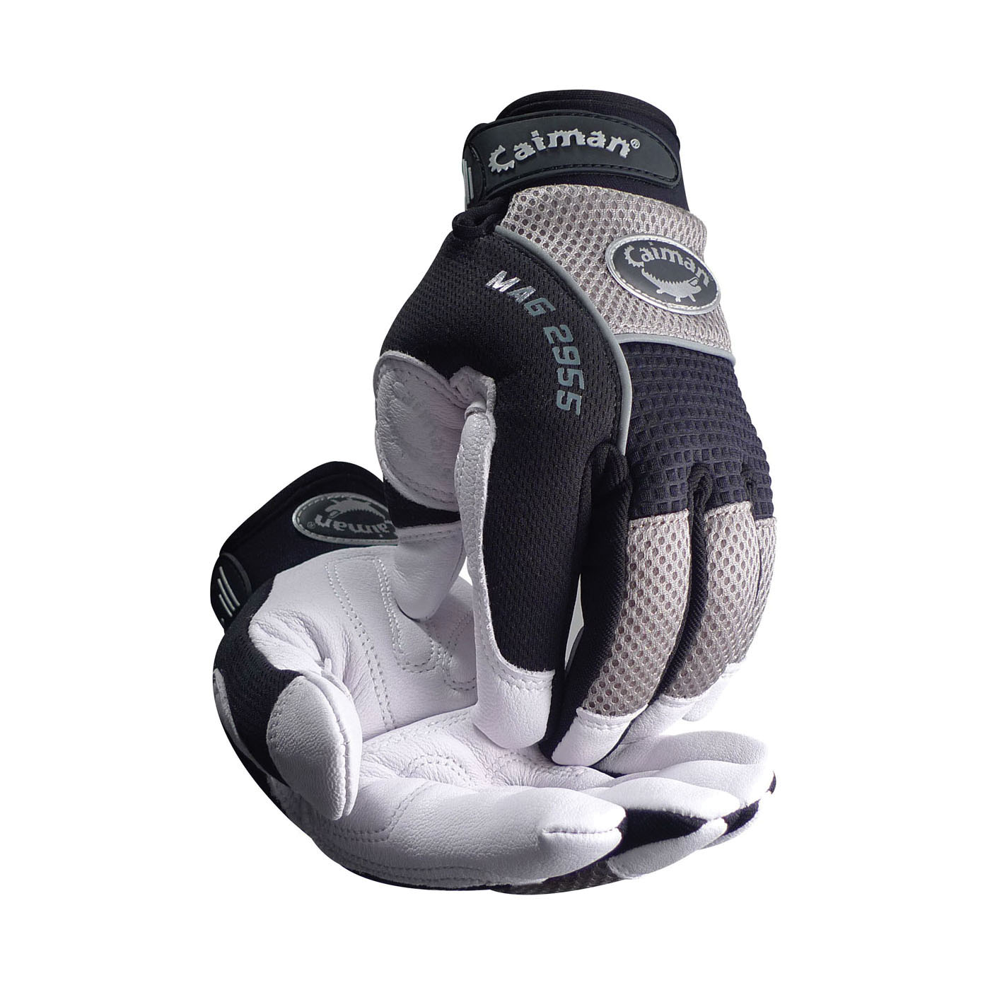 2XL GRY CAIMAN GLOVE GOAT GRAIN LEATHER