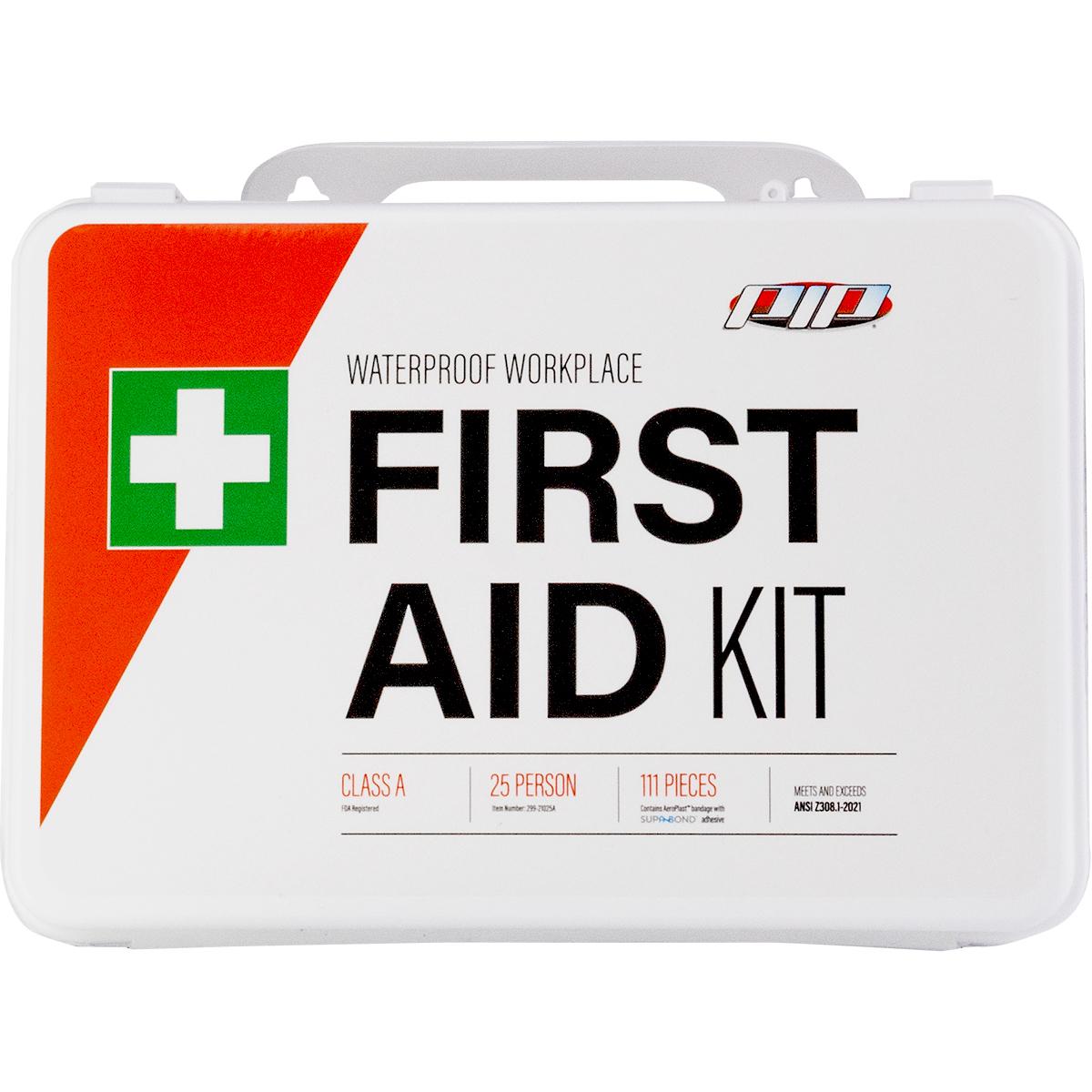 WHT FIRST AID KIT, 25 PERSON, PLASTIC