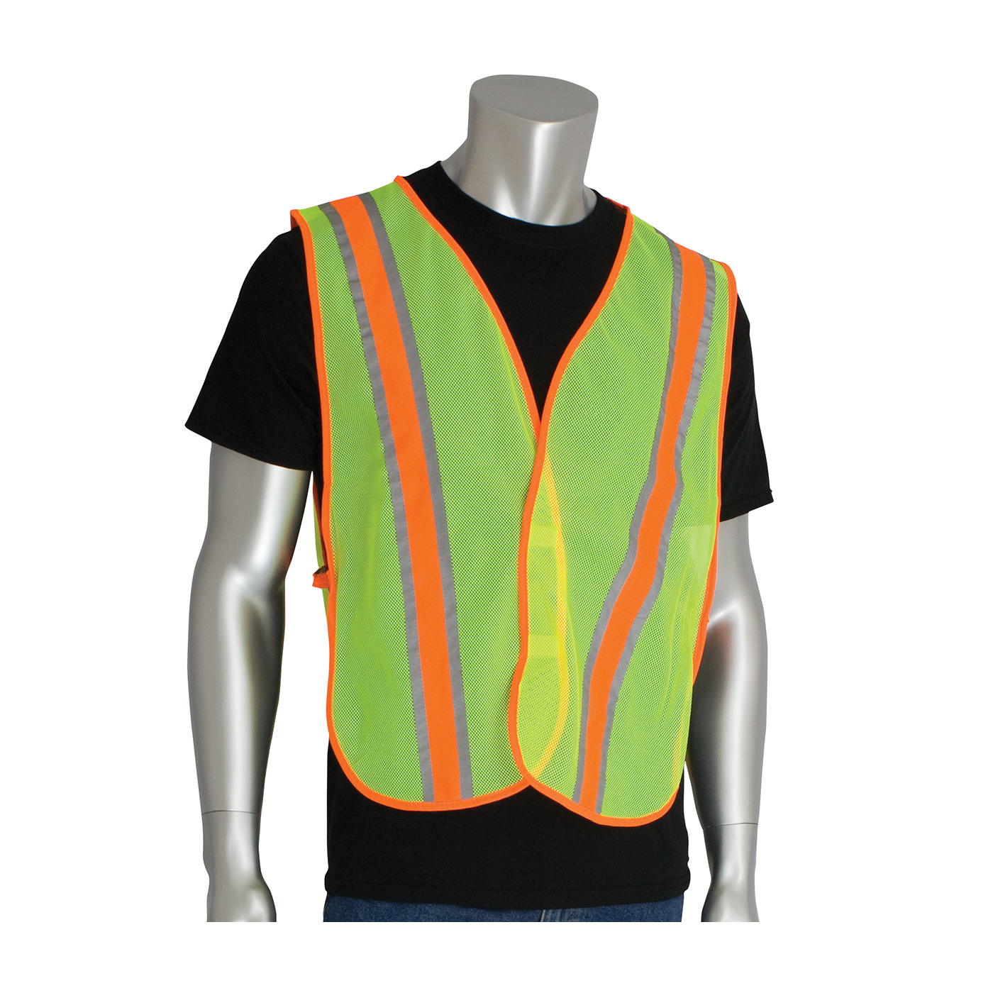 ONESIZE HI-VIS YEL NON-ANSI MESH VEST