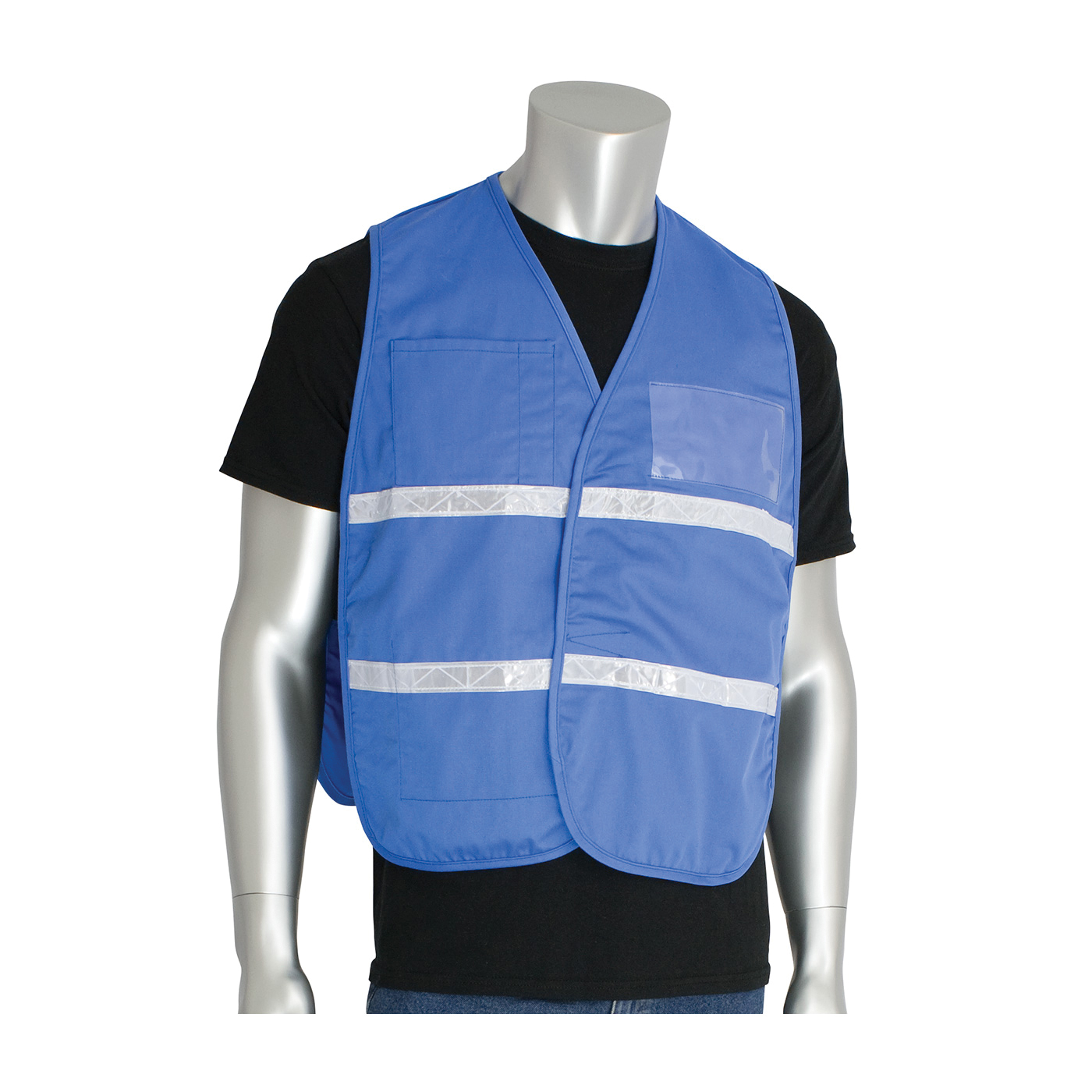 2XL/3XL NON-ANSI IC VEST, LT BL,