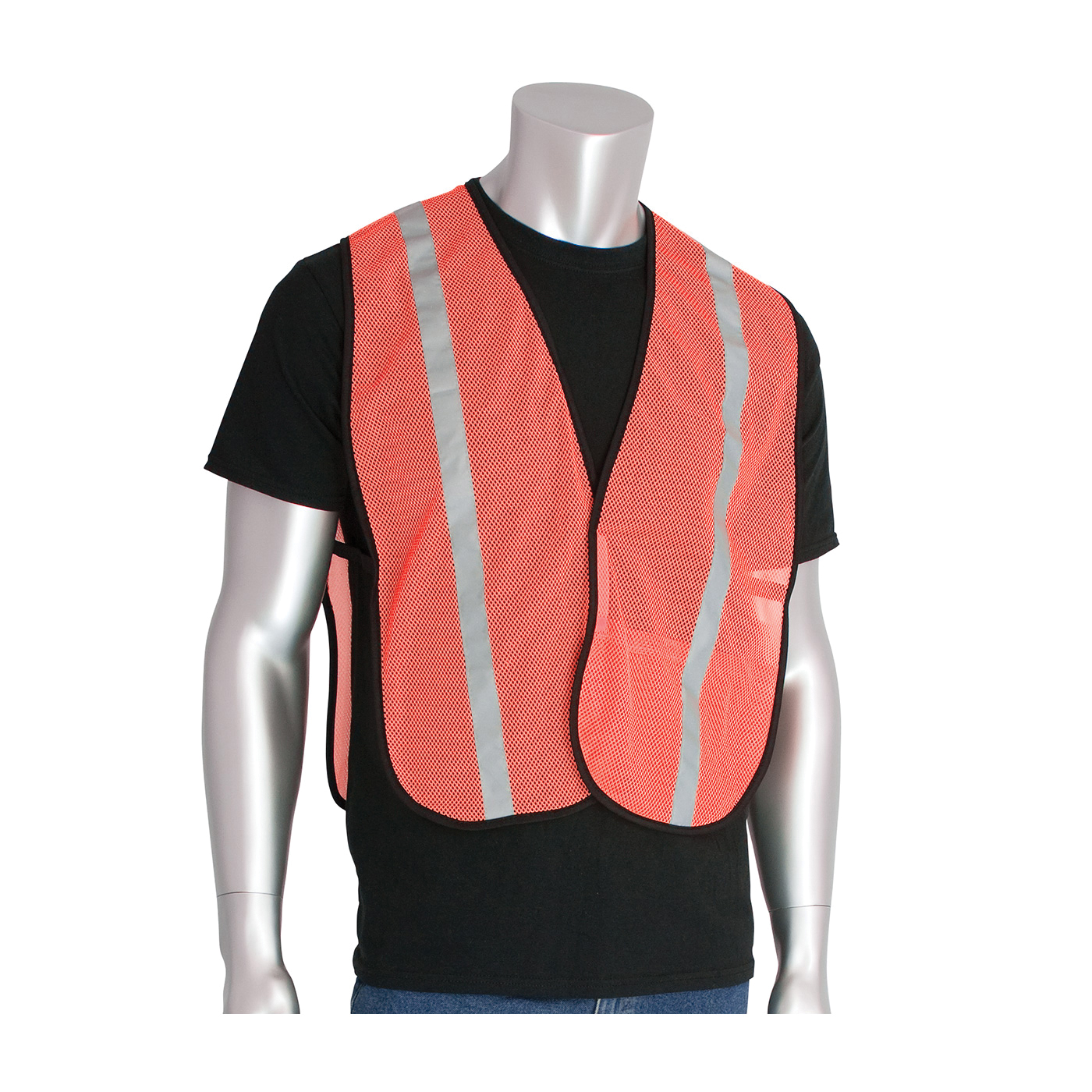 ONESIZE HI-VIS ORG NON-ANSI MESH VEST